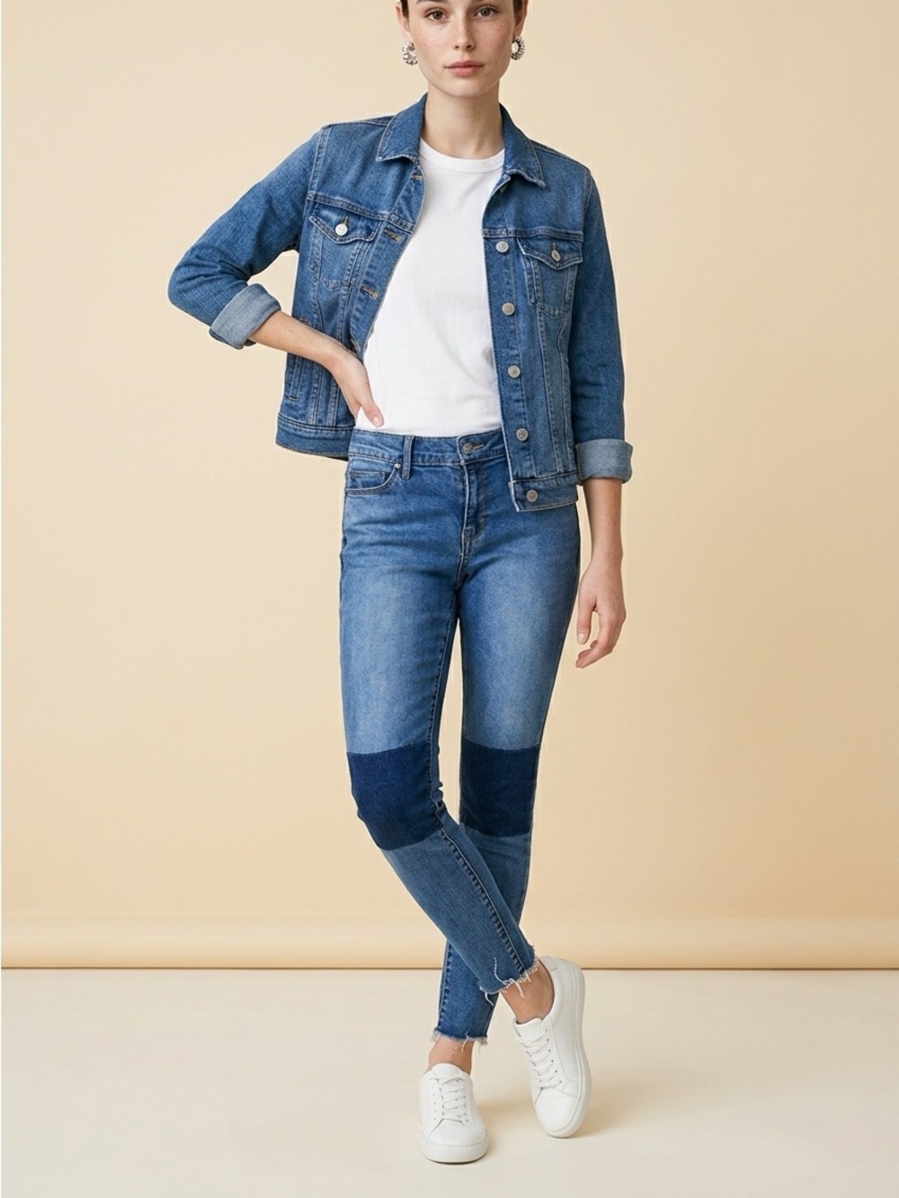 Pacsun Two tone High Waisted Ankle Jegging